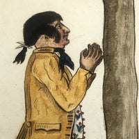 Curious c. 1800 French Watercolor, Le Diable Couleur de Rose Opera, Valogne