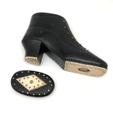 Amazing 19th C. Sailor Made Table Snuff Box with Rollable Dice Encased in Sole!