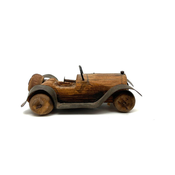 Excellent Little 1921 Handmade Wood and Tin Car