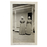 SOLD Sintwisters, August 1911, Backs Turned Portrait of Women in Calicos with Evocative Spooneristic Caption