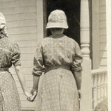 SOLD Sintwisters, August 1911, Backs Turned Portrait of Women in Calicos with Evocative Spooneristic Caption