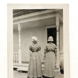 SOLD Sintwisters, August 1911, Backs Turned Portrait of Women in Calicos with Evocative Spooneristic Caption