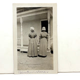 SOLD Sintwisters, August 1911, Backs Turned Portrait of Women in Calicos with Evocative Spooneristic Caption