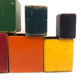Scarce, Much Loved (Stella- & Rothko-esque!) Set of Six Old Nesting / Stacking Boxes