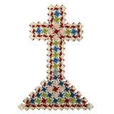 Extremely Intricate Old Folded Paper Cross