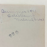 SOLD Sintwisters, August 1911, Backs Turned Portrait of Women in Calicos with Evocative Spooneristic Caption