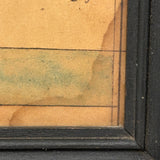 Memorial for Elizabeth G. Davis, Died Aged 11 Weeks, 1812, Ink and Watercolor in Original Frame