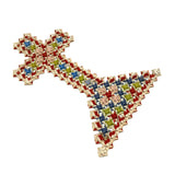 Extremely Intricate Old Folded Paper Cross