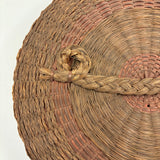 Gorgeous Late 19th/Early 20th Century Sweet Grass and Splint Penobscot/Passamaquoddy Sewing Basket