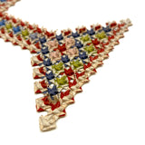 Extremely Intricate Old Folded Paper Cross