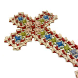 Extremely Intricate Old Folded Paper Cross