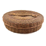 Gorgeous Late 19th/Early 20th Century Sweet Grass and Splint Penobscot/Passamaquoddy Sewing Basket