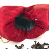 SOLD Old Jacks Set in Embroidered Denim Bunny Bag