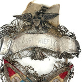 2nd Assistant Lady Chief, Amazing Antique Ceremonial Badge by T Beyring, Boston