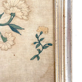 Sincerity and Truth, Early 19th Century Needlepoint Sampler with Verse and Glorious Flowers in Urn