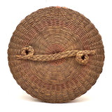 Gorgeous Late 19th/Early 20th Century Sweet Grass and Splint Penobscot/Passamaquoddy Sewing Basket