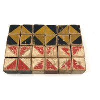 Most Worn Color Cubes I've Ever Seen! Set of 24 Blocks