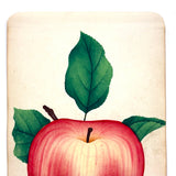 Wealthy Apple, c. 1868 Hand-stenciled Watercolor Illustration from Horticultural Salesman Sample Catalog