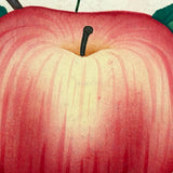 Wealthy Apple, c. 1868 Hand-stenciled Watercolor Illustration from Horticultural Salesman Sample Catalog