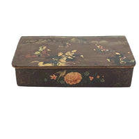 Hand-painted Qajar Lacquer Box with Chaugun (Polo) Players