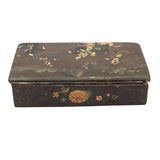Hand-painted Qajar Lacquer Box with Chaugun (Polo) Players