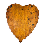 Wonderful Antique Hand-carved Heart Shaped Box with Scalloped Edges Everywhere