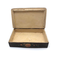 Hand-painted Qajar Lacquer Box with Chaugun (Polo) Players