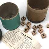 Perfectly Concise 1956 Throw a Word Game, Complete