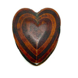 Hearts Inside Hearts, Charming Old Hand-carved Heart-shaped Box