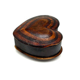 Hearts Inside Hearts, Charming Old Hand-carved Heart-shaped Box