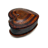 Hearts Inside Hearts, Charming Old Hand-carved Heart-shaped Box