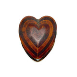 Hearts Inside Hearts, Charming Old Hand-carved Heart-shaped Box
