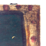 SOLD Fabulous Antique Pennsylvania Folk Art Box with Painted Lion (One Hinge Loose)