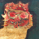 SOLD Fabulous Antique Pennsylvania Folk Art Box with Painted Lion (One Hinge Loose)