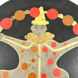 Clever and Wonderful Japanese Deco Lacquer Box/Tray with Juggling Clown