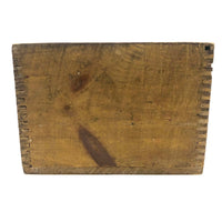 Lovely Old Pennsylvania Painted Slide Lid Crate Wood Box with Berries on Vine