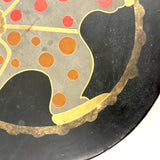 Clever and Wonderful Japanese Deco Lacquer Box/Tray with Juggling Clown