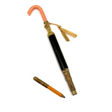 Clever Design (and fun to use!), c. 1940s Umbrella Cased Bridge Pencil