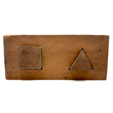 Two Shapes, Three Forms, Opposing End Grains, More Sculpture than Puzzle