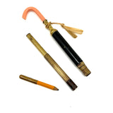 Clever Design (and fun to use!), c. 1940s Umbrella Cased Bridge Pencil