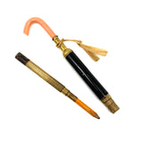 Clever Design (and fun to use!), c. 1940s Umbrella Cased Bridge Pencil