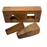 Two Shapes, Three Forms, Opposing End Grains, More Sculpture than Puzzle