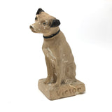 Charming Old Chalkware Victor / Nipper MCA Dog (Small Repair)