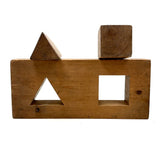 Two Shapes, Three Forms, Opposing End Grains, More Sculpture than Puzzle