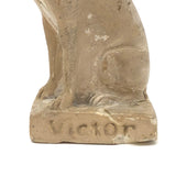 Charming Old Chalkware Victor / Nipper MCA Dog (Small Repair)
