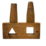Two Shapes, Three Forms, Opposing End Grains, More Sculpture than Puzzle