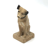 Charming Old Chalkware Victor / Nipper MCA Dog (Small Repair)