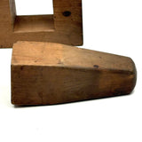 Two Shapes, Three Forms, Opposing End Grains, More Sculpture than Puzzle