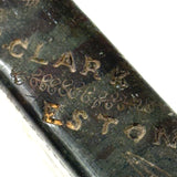 Remember Me, C. Clark's Very Tenderly Decorated 1888 Eston Iron Stone Miniature Folk Art Book