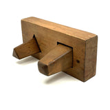 Two Shapes, Three Forms, Opposing End Grains, More Sculpture than Puzzle